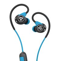Jlab Audio Fit Sport 3 Wireless Fitness Gym Earbuds | Bluetooth 4.2 | 6 Hour Battery Life | Flexible Memory Wire |IP55 Dust/Sweat Proof Rating | Noise Isolation | Universal Track Controls | Blue