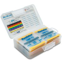 REXQualis 22 Values 1/4W 1% Resistor Assortment Kit,10 Ohm - 1M Ohm (Pack of 650)
