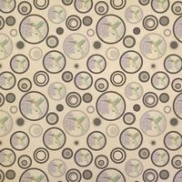 Hummingbird with Hydrangeas Kraft Present Gift Wrap Wrapping Paper