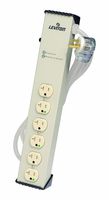 Leviton 5300-HT2 6-Outlet Surge Protector, 6-Feet, Beige