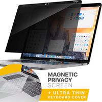 Arxon MacBook Pro Magnetic Privacy Screen Protector 15 Inch 2016/2017/2018 MacBook Pro Anti Glare Easy on/Off with Webcam Cover