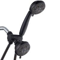 AquaDance Oil Rubbed Bronze High Pressure 3-way 48-setting Rain - Handheld Shower Head Combo - Angle Adjustable, Anti-Clog Jets, Tool-Free Installation - USA Standard Certified - Top U.S. Brand
