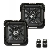 Kicker 11S12L74 Bundle - Two Solobaric L7 12" Dual 4-Ohm Subwoofers