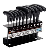 Performance Tool W80275 Metric T-Handle Hex Key Set, 10-Piece