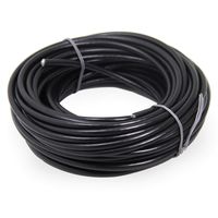 LMR200 Coax, 50FT(15.25m) 50 Ohm Low Loss Bulk Coax Cable RFAdapter Double Shield Wire to DIY CB Radio Cable Jumper