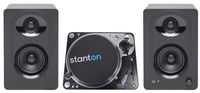 Stanton T.92 M2 USB DJ Turntable + Samson Powered Reference Monitors Speakers