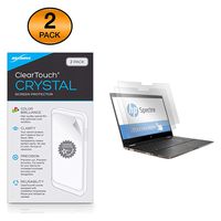 HP Spectre x360 15t Touch (4hg39av) Screen Protector, BoxWave® [ClearTouch Crystal (2-Pack)] HD Film Skin - Shields from Scratches for HP Spectre x360 15t Touch (4hg39av), x360 (15-bl075nr)