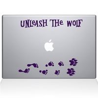 The Decal Guru Unleash The Werewolf MacBook Decal Vinyl Sticker - 11" MacBook Air - Lavender (1243-MAC-11A-LAV)