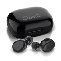 OontZ True Wireless BudZ - Bluetooth 5.0 Wireless Earbuds with Amazing Sound and Rich Bass, Compact Charging Case for up to 12 Hours Playtime, Sweatproof Sports Earbuds By Cambridge SoundWorks (Black)