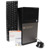 Dell OptiPlex 7010 Tower Computer - Intel Quad Core i5 3.2GHz, 16GB RAM, 2TB HDD, Microsoft Windows 10 Professional, Microsoft Office 365 Personal, DVD, Keyboard, Mouse, WiFi, Refurbished PC (Renewed)