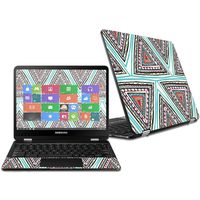 MightySkins Skin Compatible with Samsung Chromebook Pro 12.3" - Aztec Pyramids | Protective, Durable, and Unique Vinyl Decal wrap Cover | Easy to Apply, Remove, and Change Styles | Made in The USA