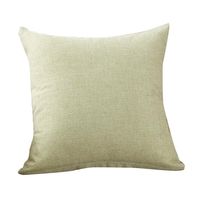 Hemlock Square Pillow Covers, Solid Square Pillow Cases Headrest Covers Sofa Cushion Covers (Green)