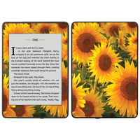 MightySkins Skin Compatible with Amazon Kindle Paperwhite 2018 (Waterproof Model) - Sunflowers | Protective, Durable, and Unique Vinyl Decal wrap Cover | Easy to Apply, Remove| Made in The USA