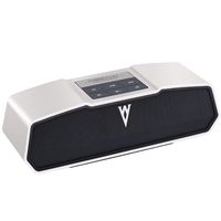 Portable Bluetooth Speakers - Wireless Speaker with Louder Volume, 40W Crystal Clear Stereo Sound, Rich Bass, Built-in Mic, 12-Hour Playtime, Perfect for Phone Tablet TV, Home Outdoors Travel (Silver)