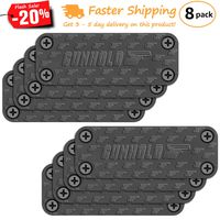 GUNHOLD Gun Magnet - Magnetic Gun Mount & Car Holster - HQ Rubber Coated 43 lbs Firearm Accessories. Install in Your car, Truck, Wall, Vault, Bedside, Doorway, Desk, Table