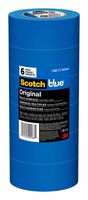 Scotch Painter's Tape ScotchBlue 2090-48A-CP Painter's, 1.88 in W x 60 yd L, Polypropylene Backing, Blue Tape, Width, 6 Pack