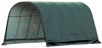 ShelterLogic Round Style Run-In Shelter, Green, 12 x 20 x 10 ft.