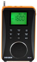 DEGEN DE26 3-in-1 Rechargeable AM/FM Shortwave Radio, Portable Speaker & MP3 Player with Built-in Micro SD/TF Card Reader