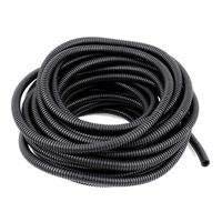 30 FT Dog Cat Cord Protector,Corrugated Tube Conduit,Split Loom TUBING Cover Auto Home Marine (10MM)