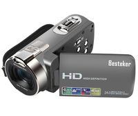 Camera Camcorders, HD 720P 16MP 16X Digital Zoom Video Camcorder with 2.7" LCD and 270 Degree Rotation Screen