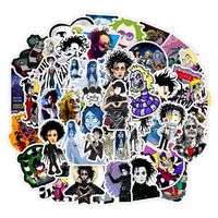 Edward Scissorhands Classic Movie Stickers Cartoon Laptop Cars Computer Skateboard Bumper Graffiti 50pcs