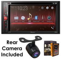 Pioneer Electronics AVH-210EX 6.2" 2-Din Bluetooth Touchscreen Multimedia DVD Receiver w/HD Rear Camera & Free Mobile Holder