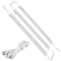 LED Concepts Under Cabinet & Closet Linkable LED Light Bars -ETL Listed Power Supply (12" Inch -3PK, White)