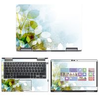 decalrus - Protective Decal Floral Skin Sticker for Dell Inspiron 2-in-1 i7373 / 7373 (13.3" Screen) case Cover wrap DEinspironi7373-95