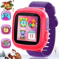 TURNMEON Kids Smart Watch - Game Smartwatch for Ages 3-12 Girls Boys Toddlers Digital Wrist Watch with 10 Funny Game Camera Pedometer Alarm Games Watches Christmas Holiday Toy Gift [12/24 H Format]