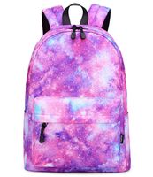 Abshoo Lightweight Water Resistant Galaxy Backpacks For Teen Girls Womens School Bookbags (Galaxy Purple)