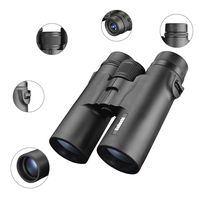 Beileshi 10x42 Roof Prism Binoculars Telescope, HD Professional Binocular for Recreation Viewing Birding Trip-BAK4 Prism Optical Lens-with Carrying Bag