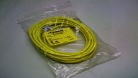 "TURCK RSM RKM 40-5M CORDSET, STRAIGHT FEMALE - MALE; 4-WIRE18AWG, 5 METER, PVC, 9.0 A 300V AC/DC"
