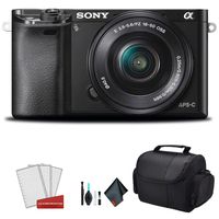 Sony Alpha a6400 Mirrorless Digital Camera with 16-50mm Lens Kit