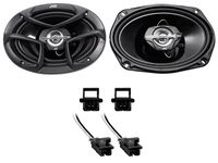 JVC Rear Factory Speaker Replacement for 94-96 Chevrolet Chevy Impala SS