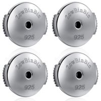 Earring Backs Earring Backs Locking Earring Backs Secure Earring Backs for Studs Sterling Silver Hypoallergenic Earring Backs Stud Earring Backs Safety Earring Backs Replacement Posts Earring Backs