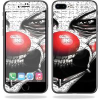 MightySkins Skin Compatible with Apple iPhone 8 Plus - Evil Clown | Protective, Durable, and Unique Vinyl Decal wrap Cover | Easy to Apply, Remove, and Change Styles | Made in The USA