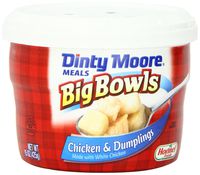 DINTY MOORE Big Microwaveable Bowl, Chicken & Dumplings, 15 Ounce (Pack of 8)