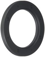 uxcell 2 Pcs 4 inches Dia Universal Black Plastic Speaker Spacer Adaptor Ring Mounting Bracket for Auto Car