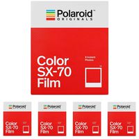 Polaroid Originals Color Sx-70 Instant Camera Film (White Frame/Pack of 5)