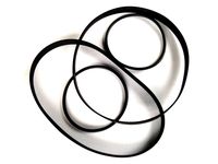 New Replacement 4 Belt Set Technics RS-TR210 Dual Cassette Deck Player