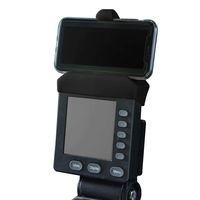 Phone Holder Made for Concept 2 Rowing Machine, SkiErg and BikeErg - Silicone Fitness Products (Black)
