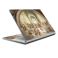 MightySkins Skin Compatible with Microsoft Surface Book 2 13" (2017) - School of Athens | Protective, Durable, and Unique Vinyl Decal wrap Cover | Easy to Apply, Remove | Made in The USA