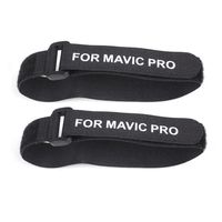 DJI Mavic Pro Fastener, iKNOWTECH 2 PCS Propeller Motor Holder Strap Prop Blade Stabilizer Protector for Drone DJI Mavic Pro Accessories Transport Protection (Black)