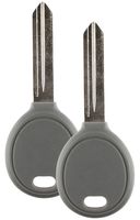 Discount Keyless Replacement Uncut Ignition Transponder Chip Key For ID 46 Chrysler Dodge Jeep (2 Pack)