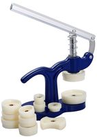 FLK Tech Professional 13 Piece Watch Press Tool Set Back Case Closer Watch Repair Tool with 12 Dies