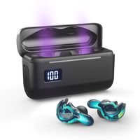 BRYWIN U-mini Bluetooth Earbuds Equiped with 365nm-Wavelength Lights, True Wireless Earbuds Waterproof IPX7 Bluetooth Earbuds Wireless Headphones Bluetooth Headphones(Cool Blue))