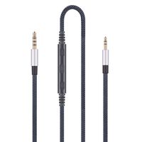 3.5mm to 2.5mm Male Audio Replacement Cable Compatible with Bose oe2, oe2i, AE2, QC35 Headphones, Remote Volume Control & in-Line Mic Cord Compatible with iPhone iPod iPad Apple Devices