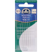 DMC 1764-10/12 Beading Hand Needles, 6-Pack, Size 10/12