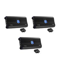 Planet Audio 2400W 4 Channel Full Range Class A/B MOSFET Amplifier (3 Pack)