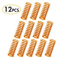 3D Printer Springs Accessories 0.31 in OD 0.78 in Length Compression Springs Light Load for Creality CR-10 10S S4 Ender 3 Heatbed Springs Bottom Connect Leveling - 12 Packs
